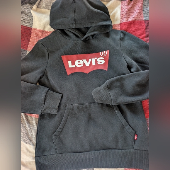 Levi's Other - Levi's Black Hoodie with Red Emblem